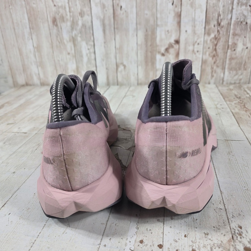 New Balance FuelCell Rebel v4 Purple Pink Running Shoes Womens 9.5 D Wide - Picture 3 of 8